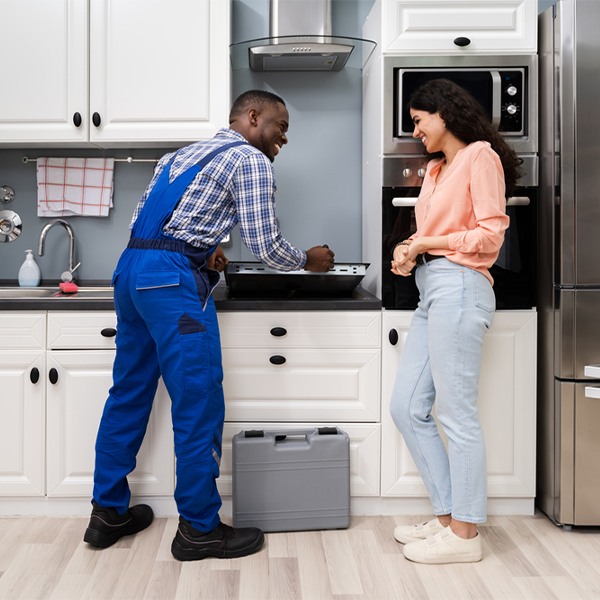 can you provide an estimate for cooktop repair before beginning any work in Topmost